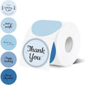 2 inch Round Thermal Label,Blue Circle Thermal Sticker Labels for Business and Home,Direct Thermal Printer Label for DIY Logo Design,Thanks Card,500 Labels/1 Roll by Unknown
