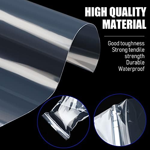 Zonon 100 Pcs Clear Reclosable Zipper Storage Bags Resealable Poly Bag, Xs - Image 3