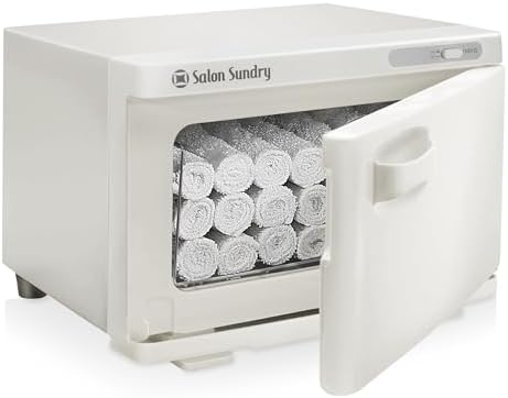 Salon Sundry Professional Hot Towel Warmer Cabinet - Facial Spa and Salon Equipment - White - Image 2