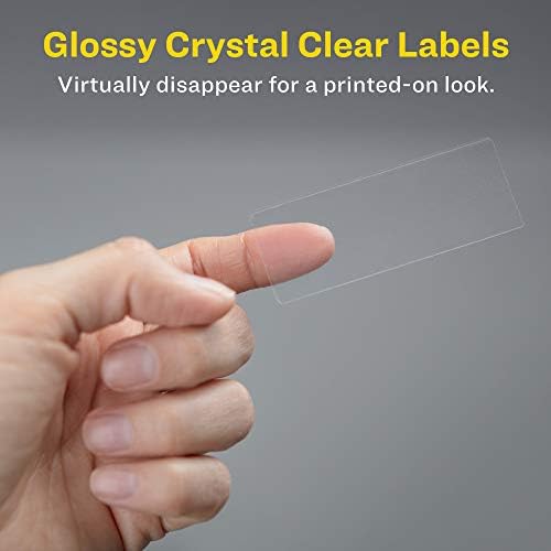 Avery Address Labels Clear 1" x 2-5/8" | Glossy | Sure Feed Technology | For Laser & Inkjet Printers | 300 Labels, Pack of 5 - Image 5