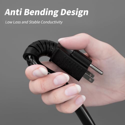PlugSaf 25 FT 12 Gauge Black Heavy Duty Outdoor Extension Cord Waterproof - Image 2