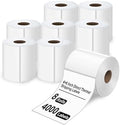 HUOJI 4x6 Direct Thermal Shipping Labels, 8 Rolls 4000 Labels, Compatible with Rollo, Zebra, MUNBYN Printers, Commercial Grade by HUOJI
