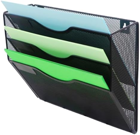 Kuntine.B Wall File Organizer Office Hanging Magazine Holder Wall File Organizer for Office Home - Image 3