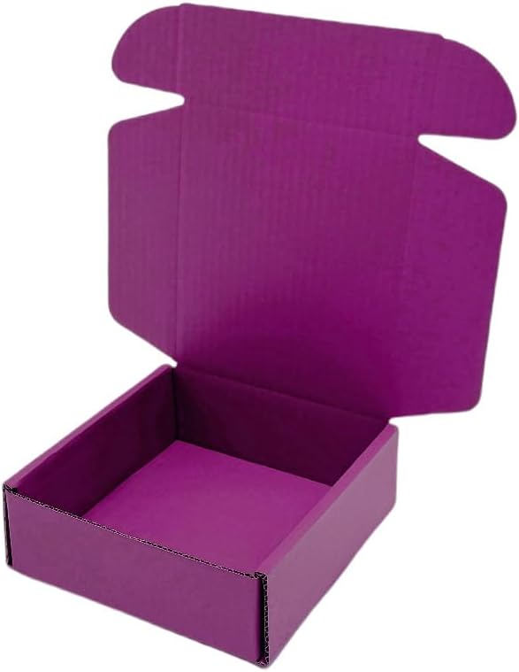 15 Pcs 4.7 x 4.7 x 1.6 Inches Mini Size Corrugated Cardboard Gift Boxes - Image 5