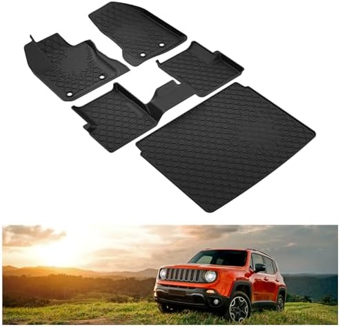 Kiwi Master Floor Mats & Cargo Mat for 2015-2023 Jeep Renegade by KIWIMASTER