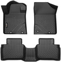 AIPOIL® Floor Mats for 2014-2018 Nissan Altima Fits 1st & 2nd Row TPE All Weather Anti-Slip Floor Liners Full Set Custom Car Mats Accessories, Black by AIPOIL