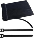 8 Inches 100PCS Black Reusable Cable Ties,Multi-purpose Adjustable Cord Straps,Cable Organizer,Cord Wrap and Hook Loop Cords Management,Adjustable Cord Ties by Unknown