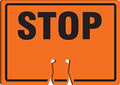 AccuformNMC "STOP" Traffic Cone Top by Accuform
