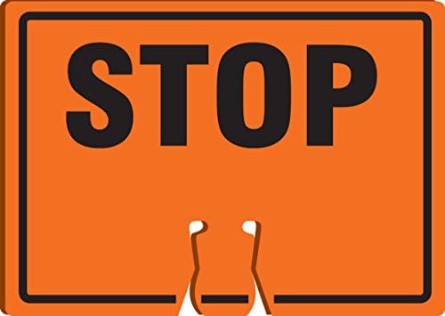 AccuformNMC "STOP" Traffic Cone Top by Accuform
