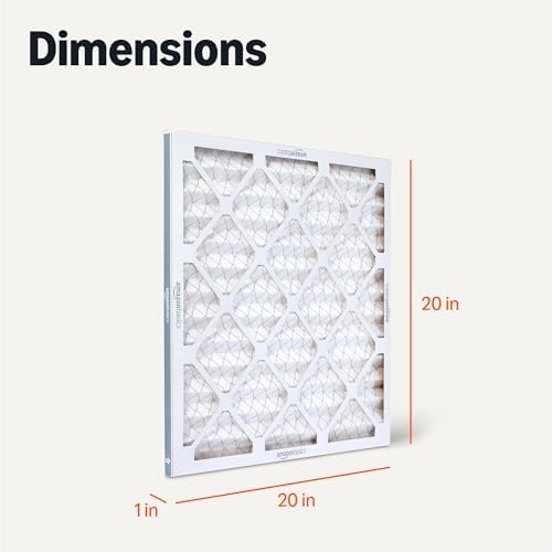 Amazon Basics MERV 5 AC Furnace Air Filter, 20x20x1 inches, 6-Pack (Actual size: 19.75" x 19.75" x 0.75") - Image 5