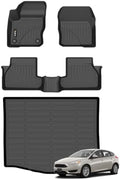 Floor Mats & Cargo Mats Fit Ford Focus Hatchback 2012-2018 All Weather Floor Liners for Focus Hatchback 2012-2018 by Wailtnb