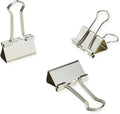 HAHIYO Binder Clips Paper Clamps Spring Steel Sturdy Medium 1.26 inches Width by HAHIYO