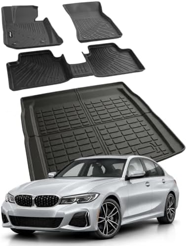 Floor Mats for BMW 3 Series 2019-2026 330i/330e/M3/M340i(Only Sedan) by RYStark