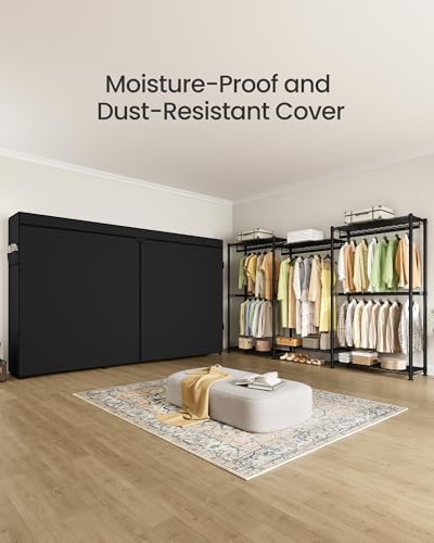 SONGMICS Closet Organizers and Storage, Clothes Rack with Shelves - Image 5