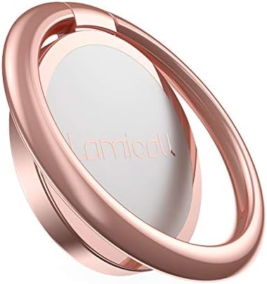 Lamicall Rose Gold Cell Phone Ring Holder, Universal Adhesive Finger Grip by Lamicall