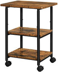 VASAGLE 3-Tier Printer Stand with Locking Wheels, Under Desk Printer Table by VASAGLEbySONGMICSHOME