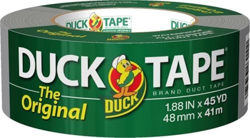 Duck The Original Tape Brand Duct Tape, 1.88 Inch x 45 Yard, Silver, B-450-12 (394468), 1 Roll (Pack of 12) by DuckBrand