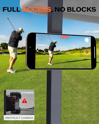 A2C Alloy Magnetic Golf Cart Phone Holder, Golf Accessories for Men, Black - Image 6