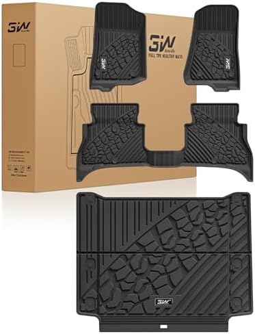 3W Floor Mats & Cargo Liner for Jeep Wrangler 4XE 2021-2026 (Non JL/JK) by 3W