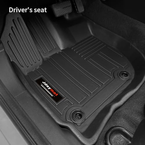 for 2014-2020 Honda Fit / 2016-2022 Honda HR-V Floor Mats Accessories Front Liner 2 Pcs All Weather Protection Mat (for 2014-2020 Fit/2016-2022 HRV 2 Pcs) - Image 2