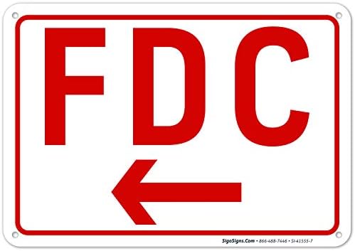 FDC Left Arrow Sign, by SigoSigns