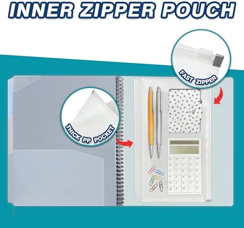 H4D 24 Pocket Poly Project Organizer, Multi Pocket Folder, Pastel Colors - Image 7