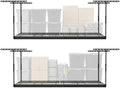 MonsterRax 2-Pack 4x8 Overhead Garage Storage Rack, Gray, 24"-45" Height by MonsterRAXStorageSolutions