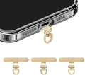 Yojaro 360° Rotating Stainless Steel Phone Tether Tab (3-Pack) - Universal for iPhone & Other Phones (Fits Wristbands/Necklaces/Crossbody Straps) by Yojaro