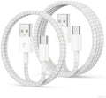 Car Carplay Cable for iPhone 17 16 15 Pro Max, 2Pack [3.3FT+6FT] USB A to USB C Cable Fast Charging, USBC Charger Cord Braided for iPhone 17/16/15 Pro Max/Pro/Plus, for iPad Pro 12.9/11,/Air 5th/4th by UCALMA