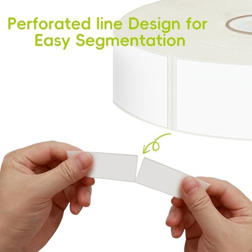 600 Blank Removable Freezer Labels with Perforation Line for Easy Distribution and Use. Waterproof and Oil-Resistant, Suitable for Food Containers, Jars, and Kitchen Organization.(1 "x 3") - Image 4