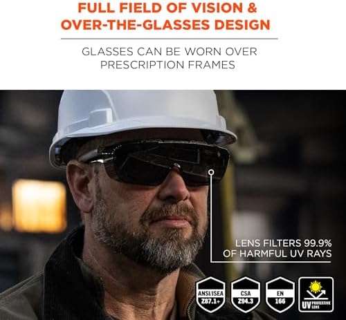 Ergodyne Skullerz OSMIN Safety Glasses, ANSI Z87.1 - Image 2