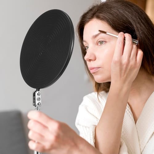Telescoping Inspection Mirror, 360 Rotation Flexible Inspection Mirror Circular Inspection Mirror with Retractable Handle Round Inspection Mirrors for Checking Vehicle Condition(Dia-4 Inch) - Image 5