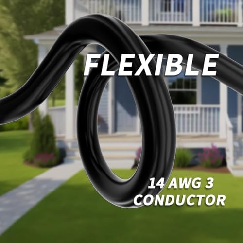 PlugSaf 14/3 Gauge 300 FT Extension Cord Outdoor, Heavy Duty Extension Cord - Image 6