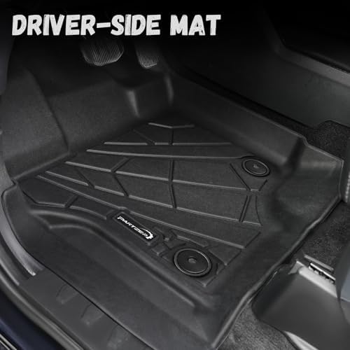 Floor Mats for Ford F150 2015-2026 SuperCrew/Lightning 2022-2026, Custom Fit TPE All Weather Floor Liners, 1st & 2nd Row F150 Car Accessories - Image 4