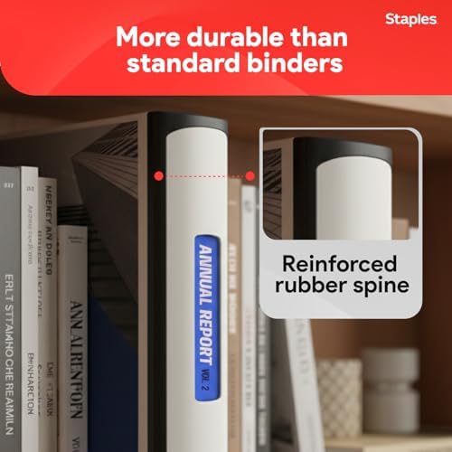 Staples Better Binder, 2 Inch 3-Ring, White, Heavy-Duty - Image 4