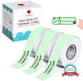 Phomemo D30 D30D Luminous Label Tape, Black on Glow-in-The-Dark Tape by Phomemo