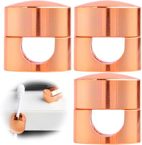 SmallCat 3 Sets Charger Holders for Cords, Rose Gold Cord Holders by Unknown