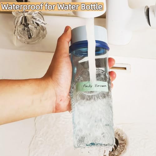 Waterproof Removable Labels Name Tags with Pen Adhesive Name Stickers - Image 2