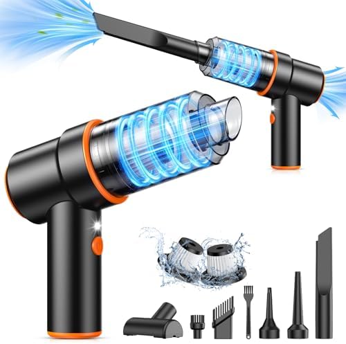 KMM Handheld Car Vacuum Cleaner, 11000PA Hand Held Vacuum & Air Duster by KMM