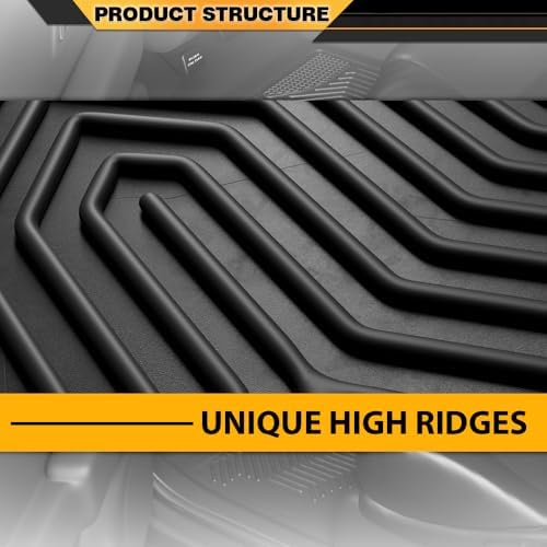 G-PLUS Floor Mats 4PCS Dodge Grand Caravan 2008-2020,Truck Floor Liner - Image 6