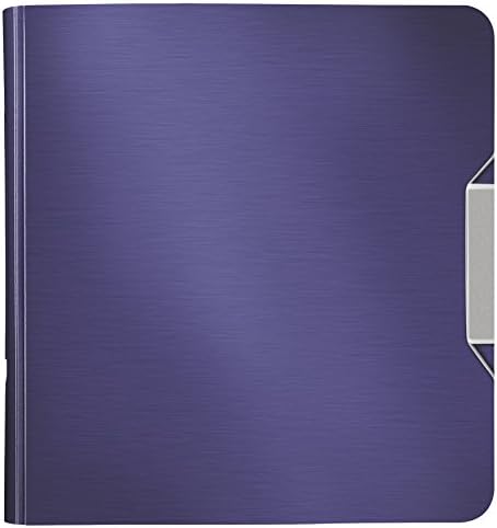 Leitz Lever Arch File, Titan Blue, A4, Curved Spine 65 mm Width, Elastic Fastening, Light polyfoam, Style Range, 11090069 - Image 3