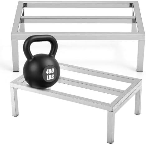 MorningRo 2 Pack Dunnage Rack 24" Long x 14" Wide, 7.9" Height by MorningRo