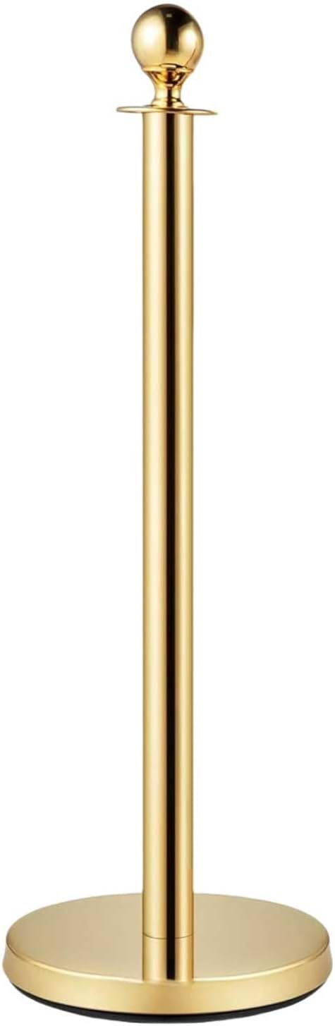 8PCS Gold Stanchion Posts with 5FT Red Velvet Ropes, Stainless Steel Crowd - Image 6