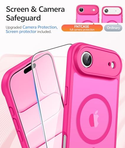 FNTCASE for iPhone Air Case, Fit for Magsafe, with Glass Screen Protector - Image 4