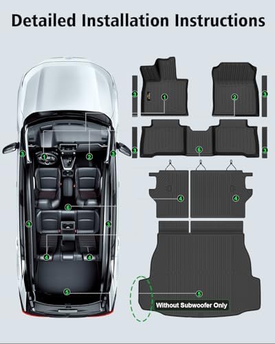 Floor Mats & Cargo Mat & Backrest Mat Custom for Toyota RAV4 Hybrid 2026 - Image 7