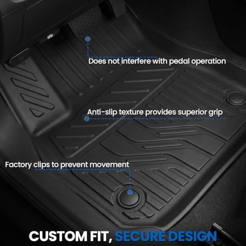 Floor Mats for Chevy Malibu 2016-2025 Gas Only, with Cargo Mat - Image 3