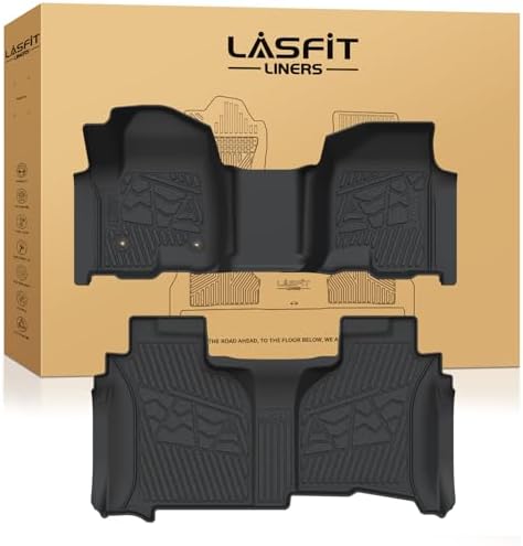 LASFIT Floor Mats for Chevy Silverado/GMC Sierra 1500 2019-2026 by LASFIT