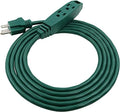 Clear Power 16 Gauge 3Prong Cords (3 Outlets, Green, 9 ft) by ClearPower