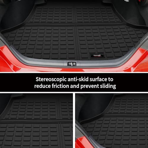 Custom for 2018-2023 Toyota Camry & 2019-2022 Avalon Cargo Mats Trunk Liner All Weather TPE Protection Mat Accessories (for 2018-2023 Toyota Camry & 2019-2022 Avalon) - Image 3