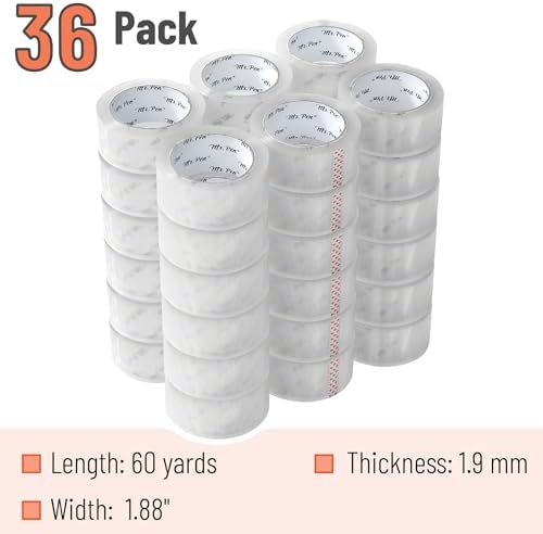 Mr. Pen- Packing Tape, 36 Pack, 2” Wide, 60 Yards, Clear - Image 2